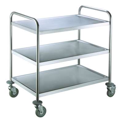 Kitchen Trolley Three Layer Trolley Cart Stainless Steel service cart trolley