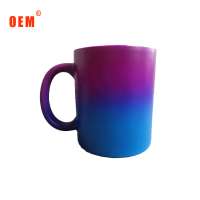 Glass cup for sublimation custom printed heat sensitive glass cup mug