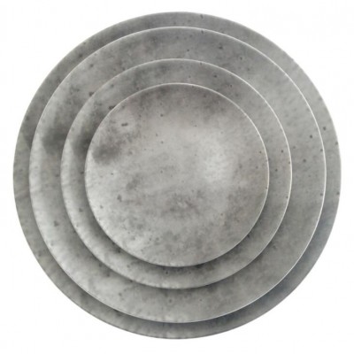 Wholesale wedding grey marble charger dishes ceramic dinner set